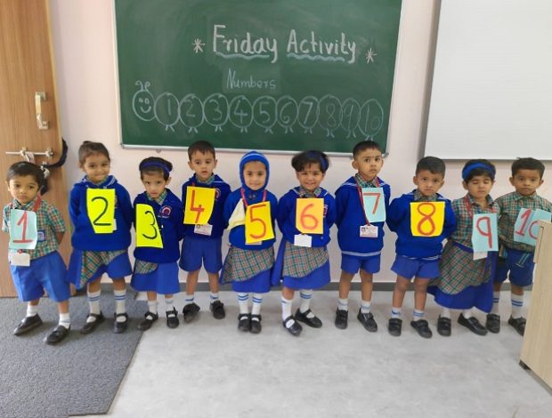 Nursery Number counting activity